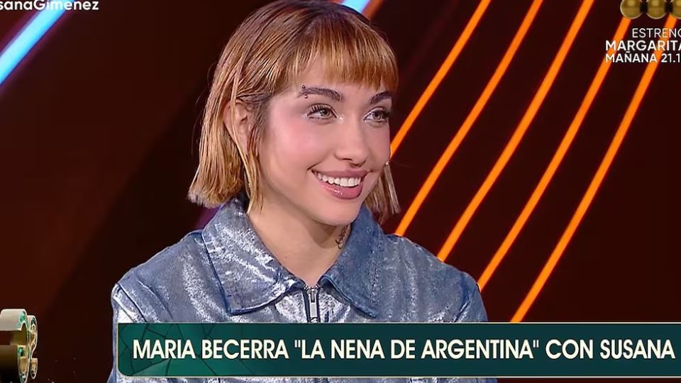 Otra diva. María Becerra, la invitada estrella en el debut de Susana Giménez entrevista, sorpresas y show